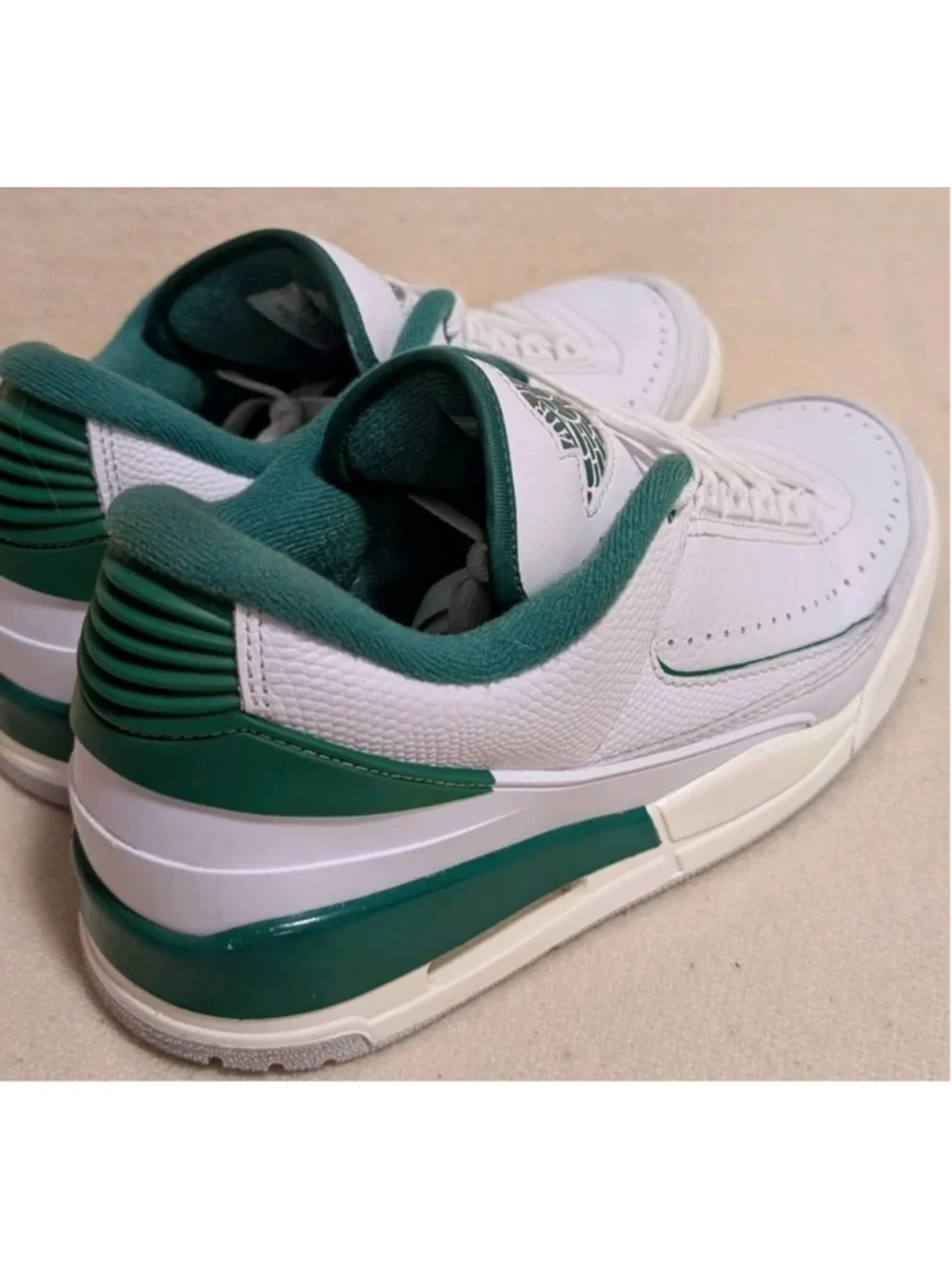 Nike Air Jordan 2/3 Low White Pine Green US Men's Size 10 F105
